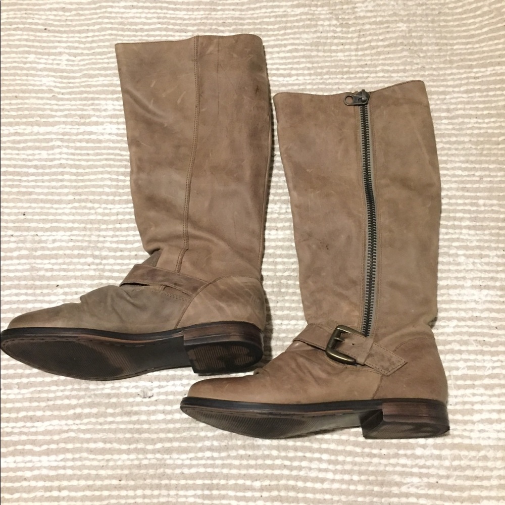 Steve Madden P-Lakke Stone Leather Boots